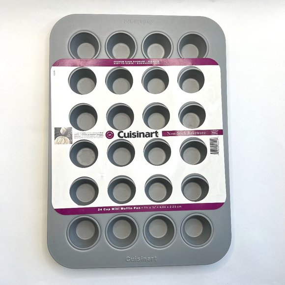 Cuisinart Mini Muffin Pan 24 Cup Non Stick Bakeware - Picture 1 of 5